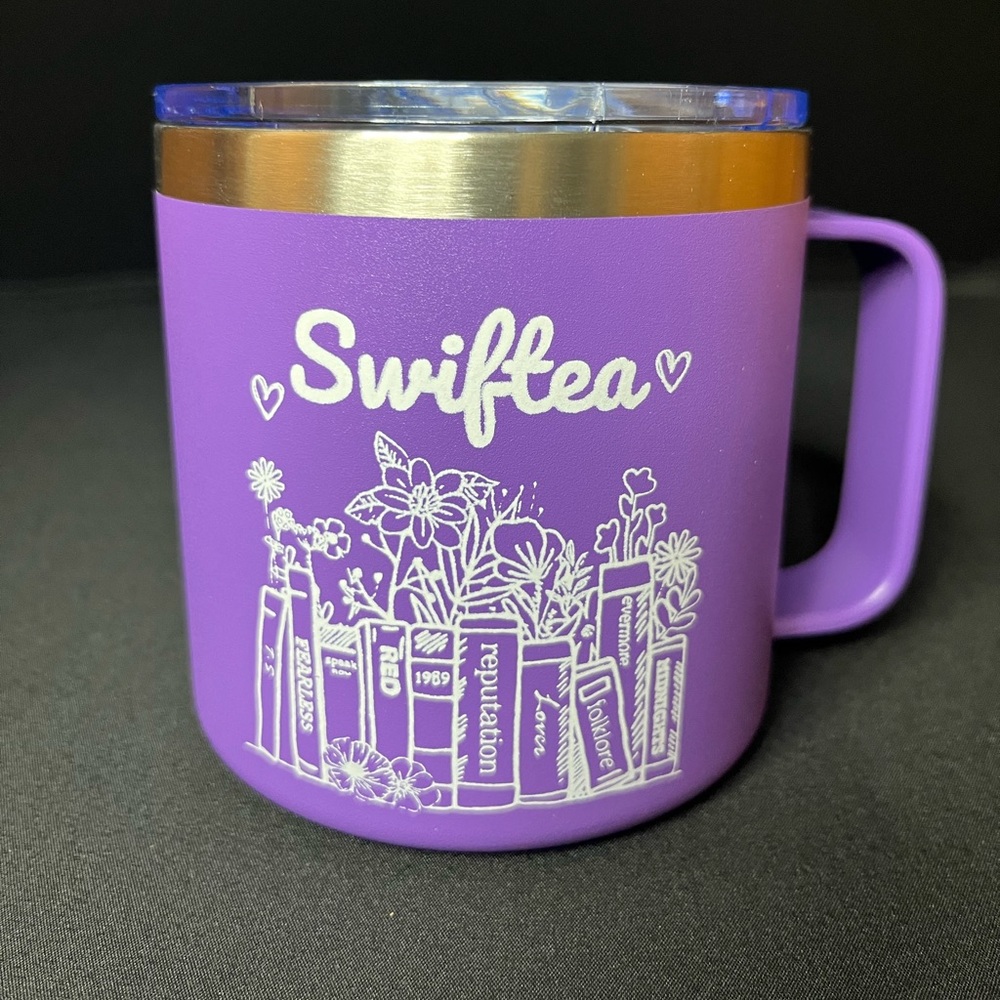 COPY - Taylor Swift fans coffee mug 14oz stainless steel vacuum insulated tumbl…